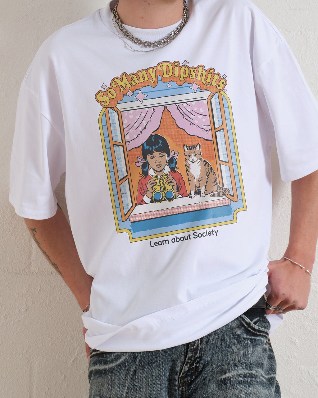 So Many Dipshits Oversized Tee product image 2