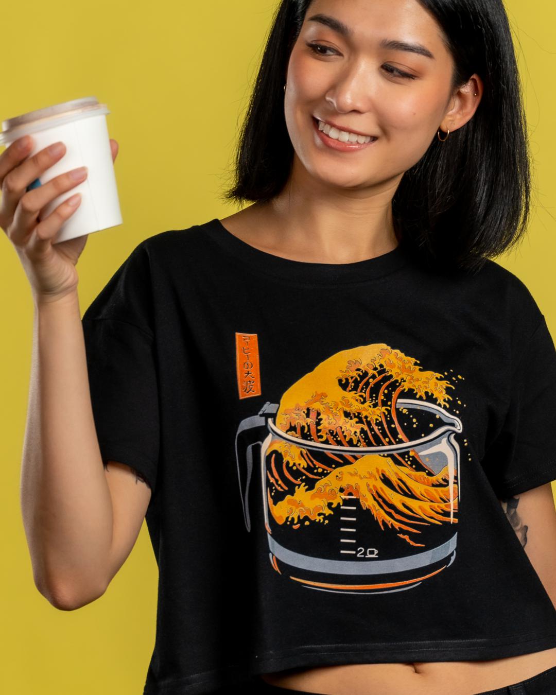 The Great Wave of Coffee Crop Tee product image 2