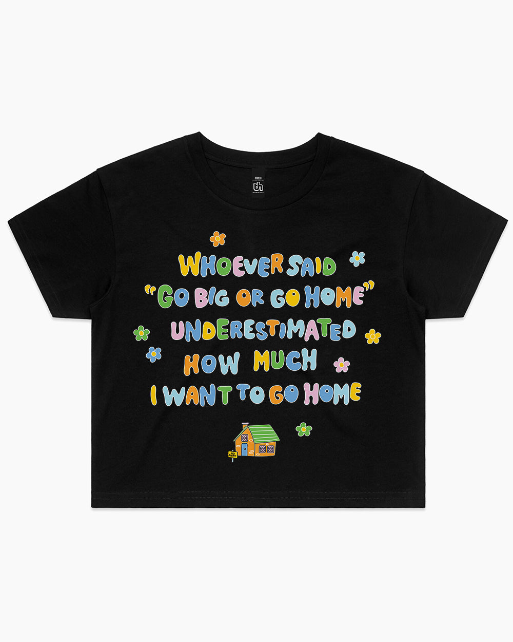 I Want To Go Home Crop Tee product image 1