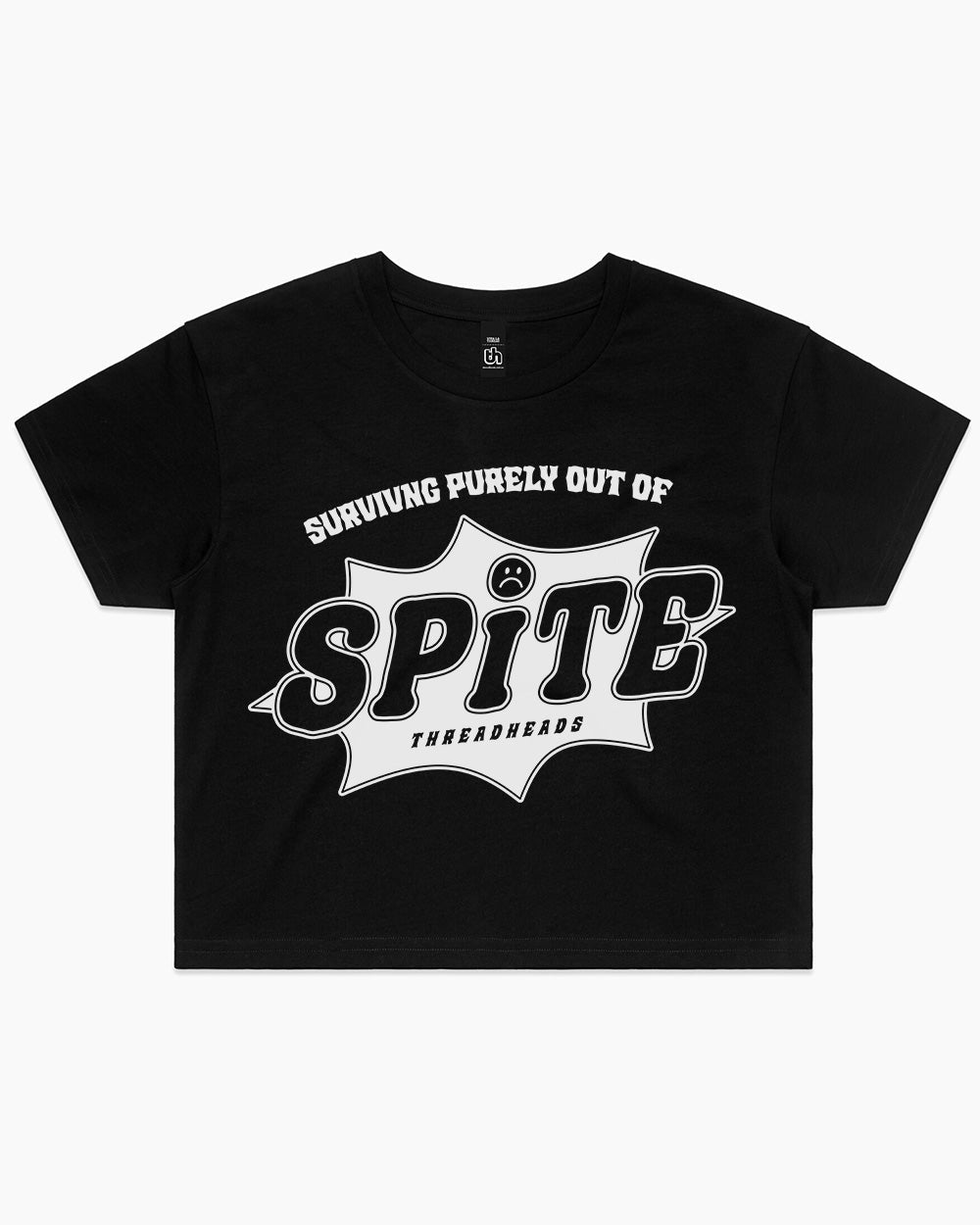 Surviving Purely Out Of Spite Crop Tee product image 2