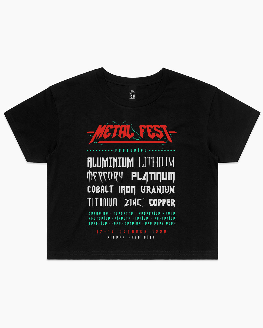 Metal Fest Crop Tee product image 1