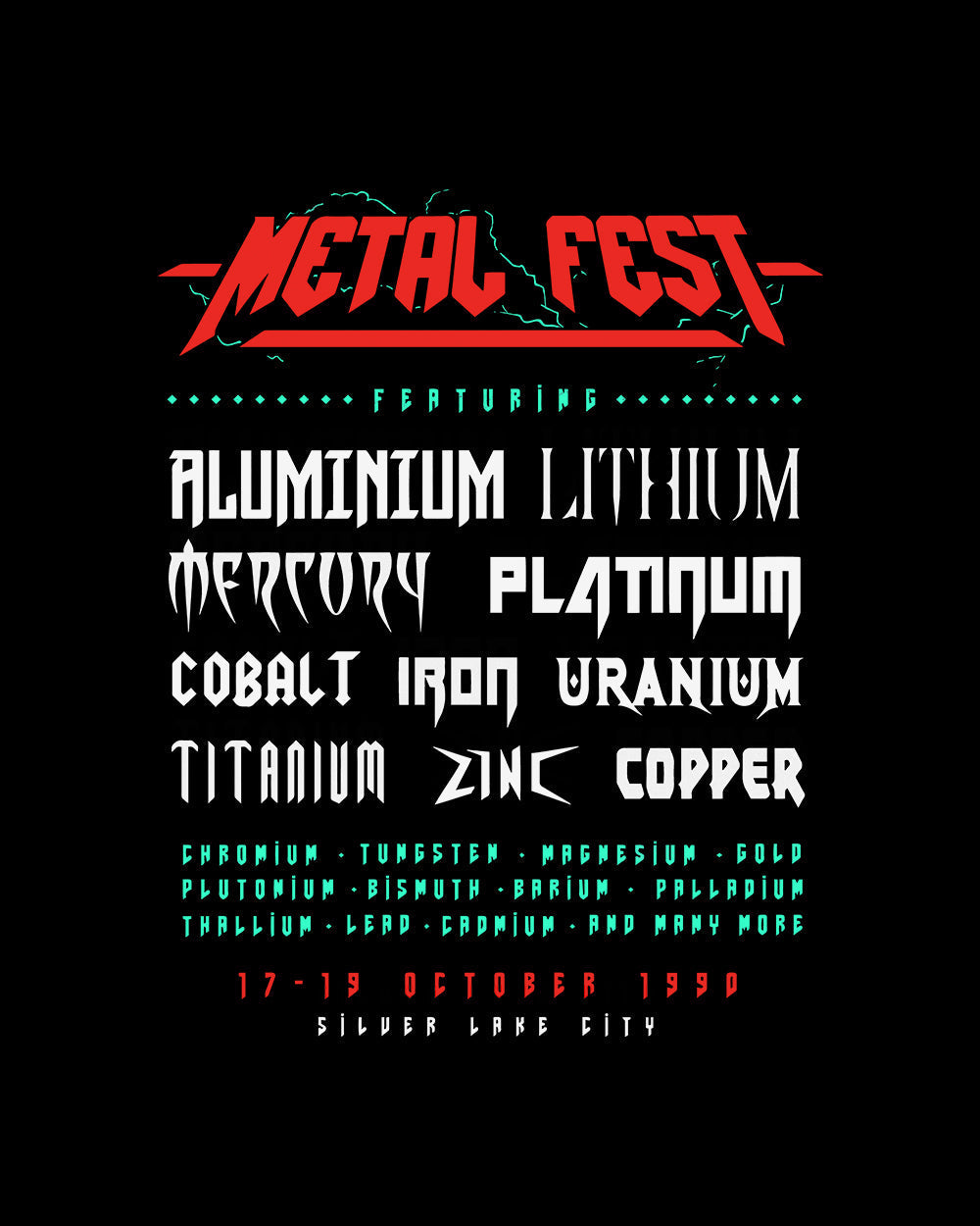 Metal Fest Crop Tee product image 2