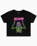 My Eyes are Up Here Crop Tee product image 1