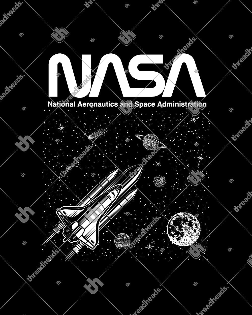 NASA Galaxy Crop Tee product image 3