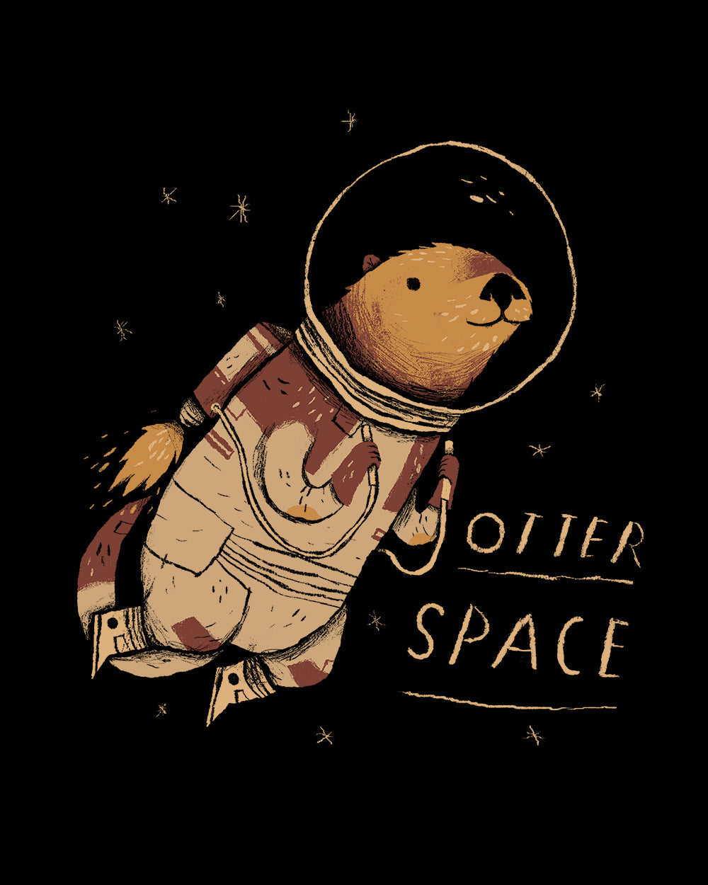 Otter Space Kids T-Shirt product image 2