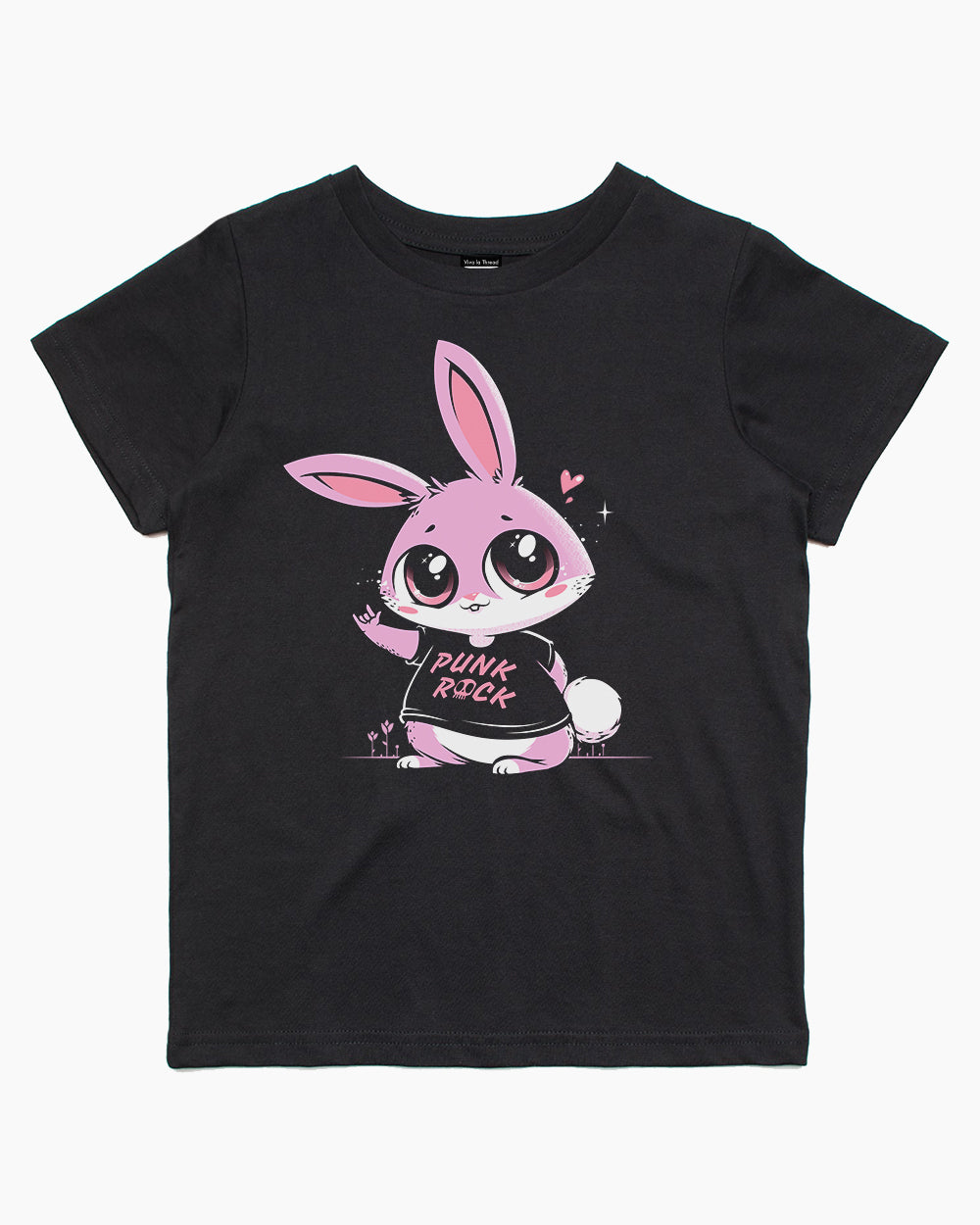 Punk Rock Bunny Kids T-Shirt product image 1