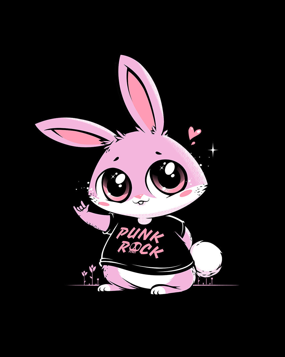 Punk Rock Bunny Kids T-Shirt product image 2