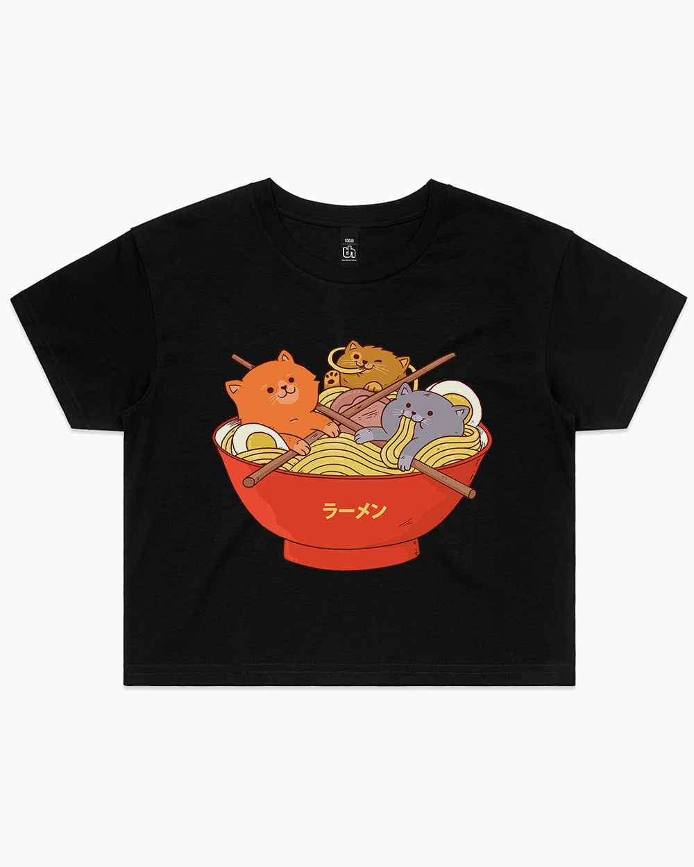 Ramen and Cats Crop Tee product image 9