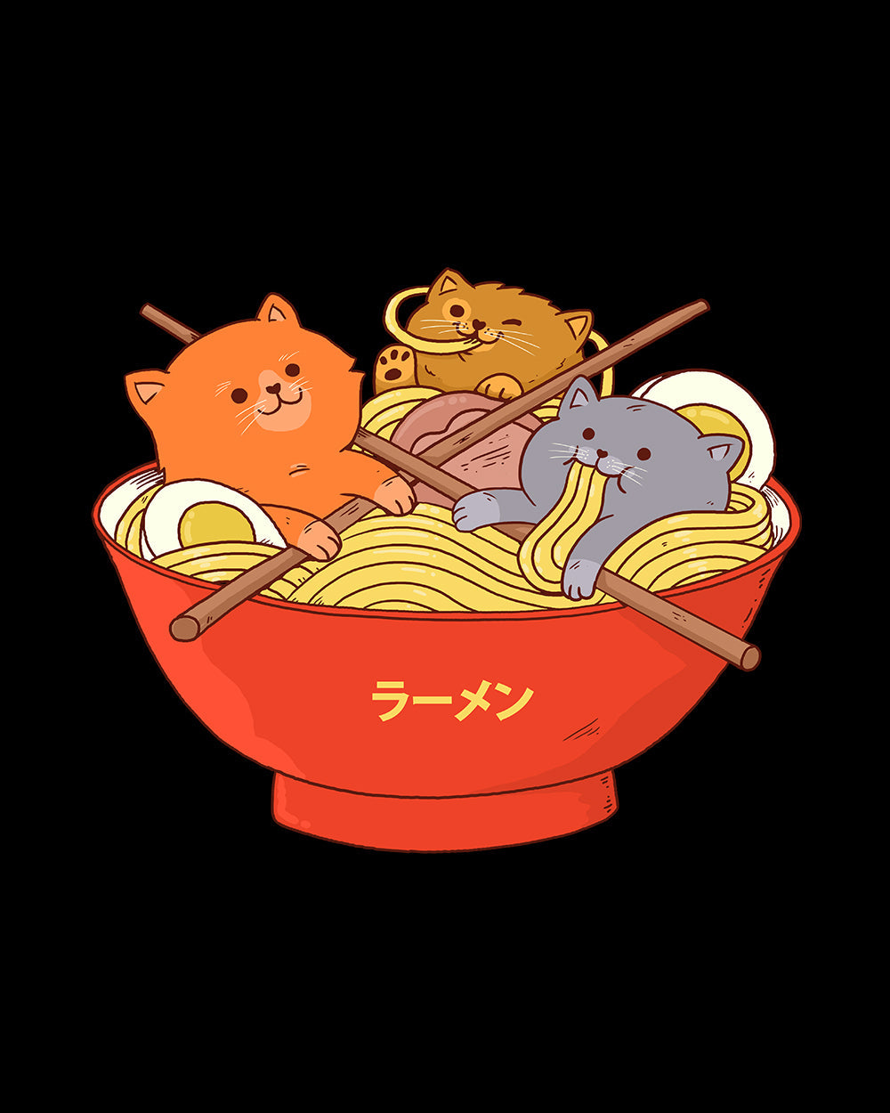 Ramen and Cats Crop Tee product image 10