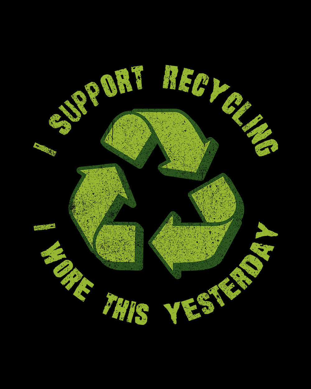 I Support Recycling Kids T-Shirt product image 4