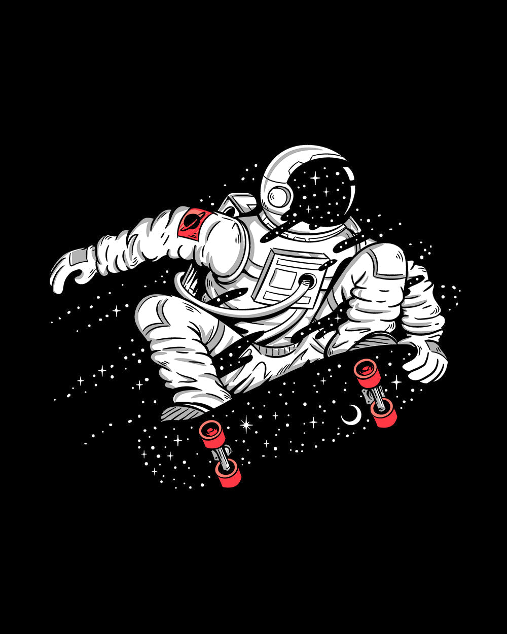 Space Boarding Kids T-Shirt product image 2