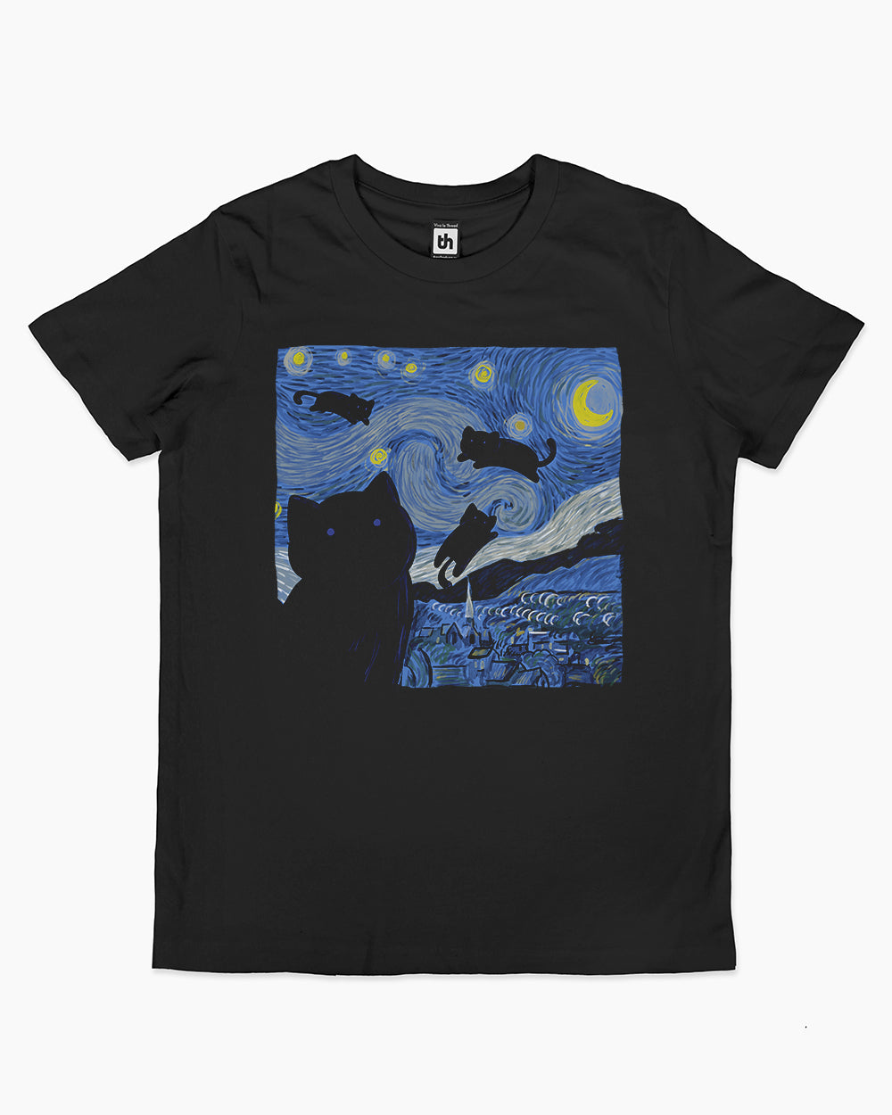 The Starry Cat Night Kids T-Shirt product image 1