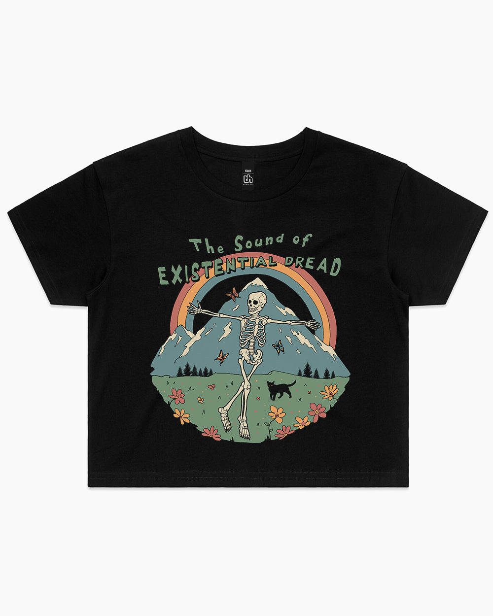 The Sound of Existential Dread Crop Tee product image 1