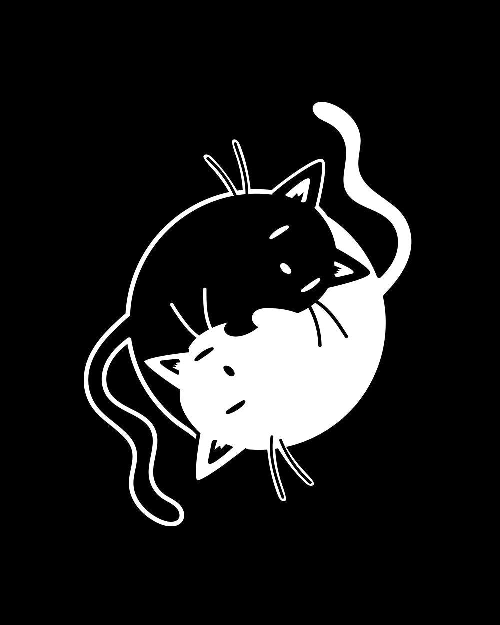 Yinyang Cats Kids T-Shirt product image 4
