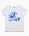 Kanagawa Cat Wave Kids T-Shirt product image 1