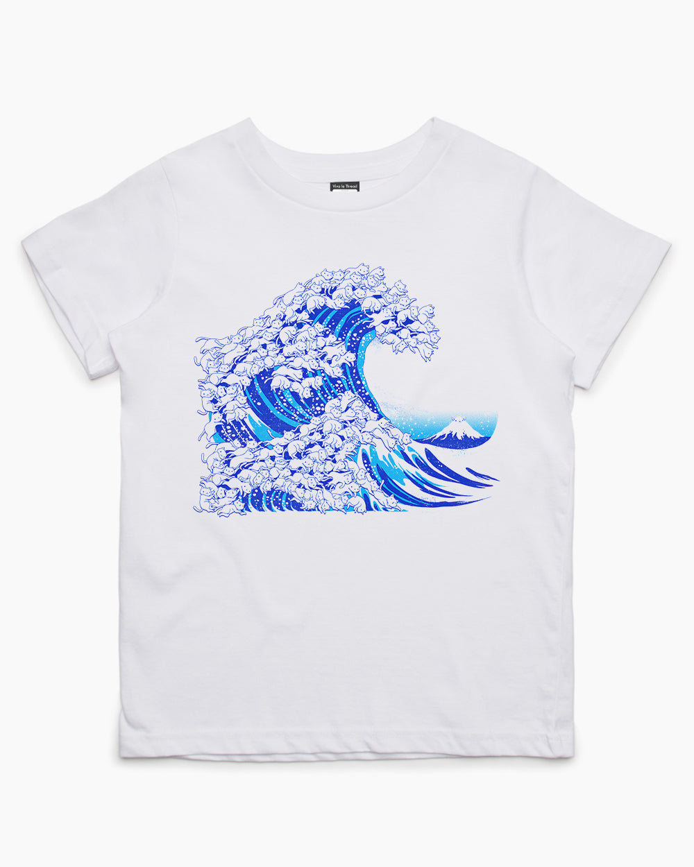 Kanagawa Cat Wave Kids T-Shirt product image 1