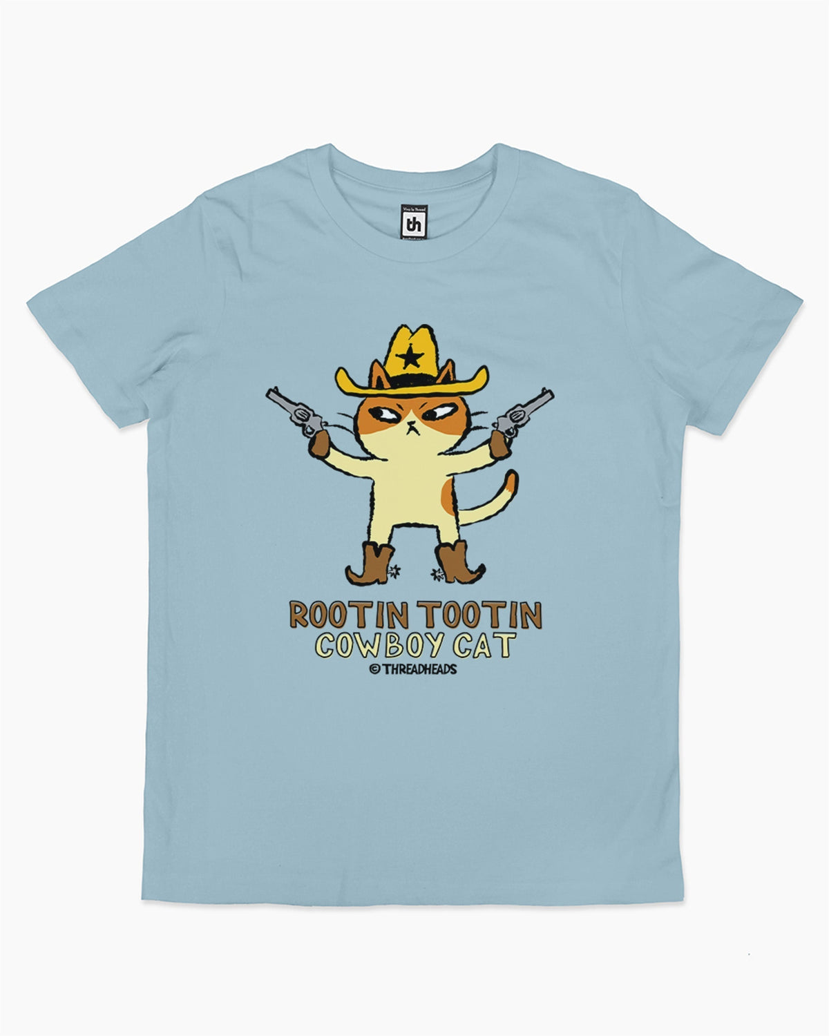 Rootin Tootin Cowboy Cat Kids T-Shirt product image 2