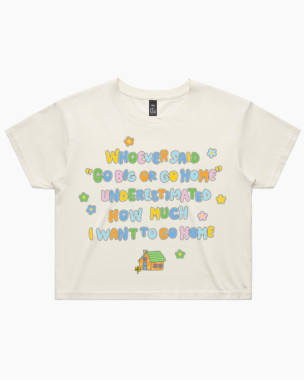 I Want To Go Home Crop Tee product image 3