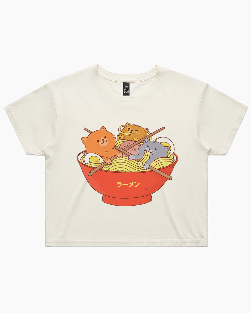 Ramen and Cats Crop Tee product image 6