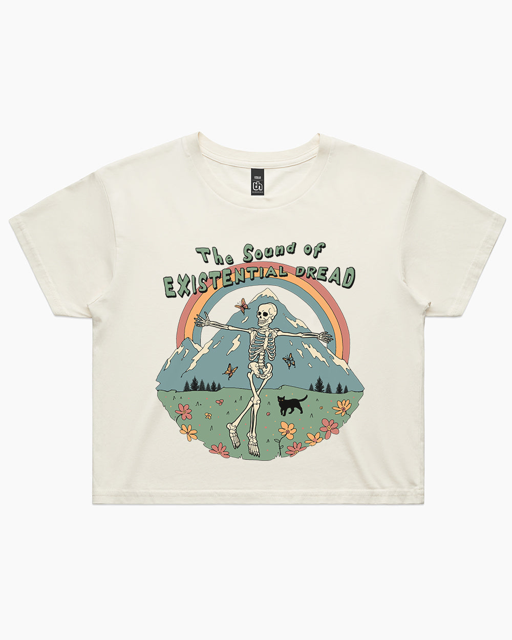 The Sound of Existential Dread Crop Tee product image 2
