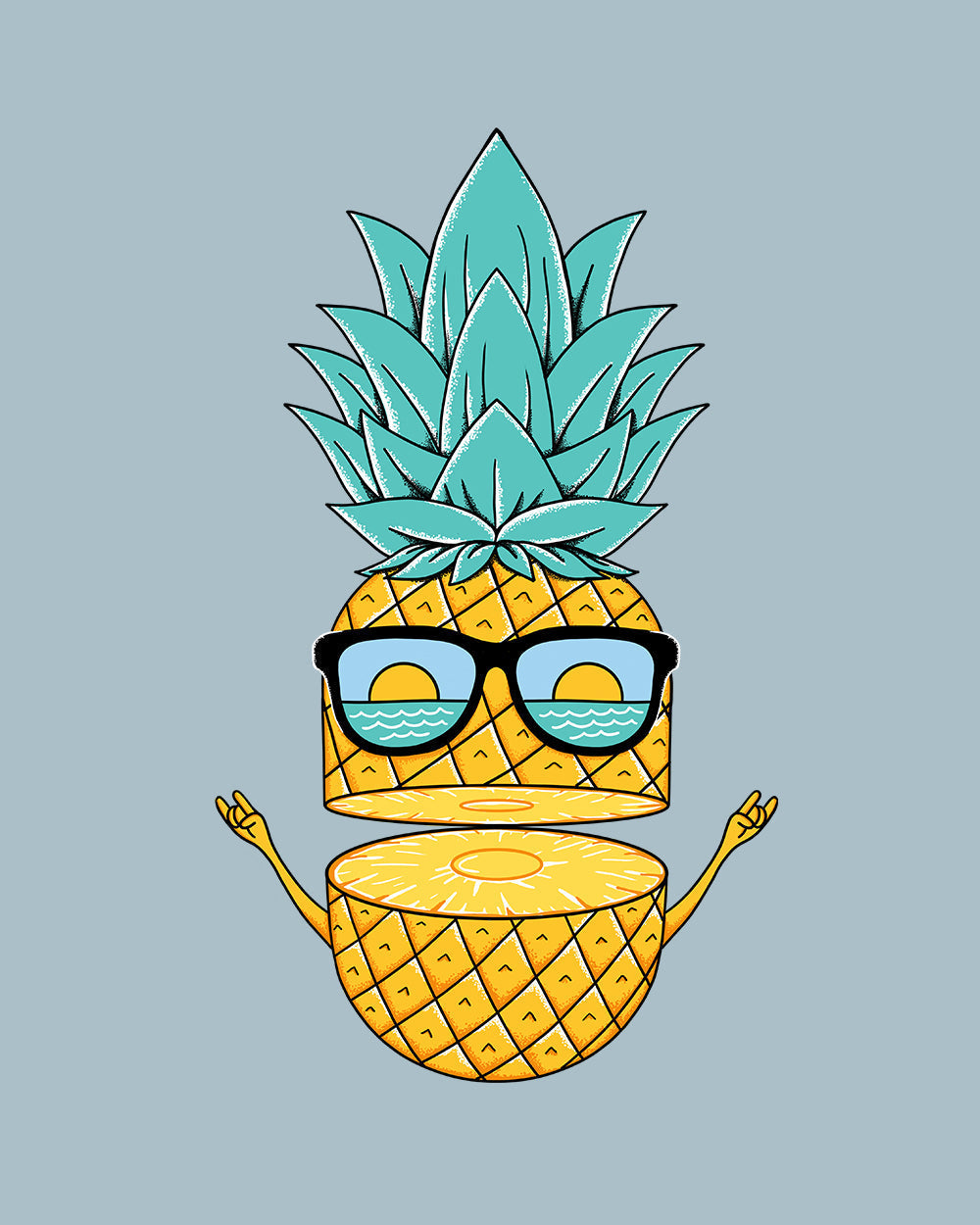 Pineapple Sunglasses Kids T-Shirt product image 4