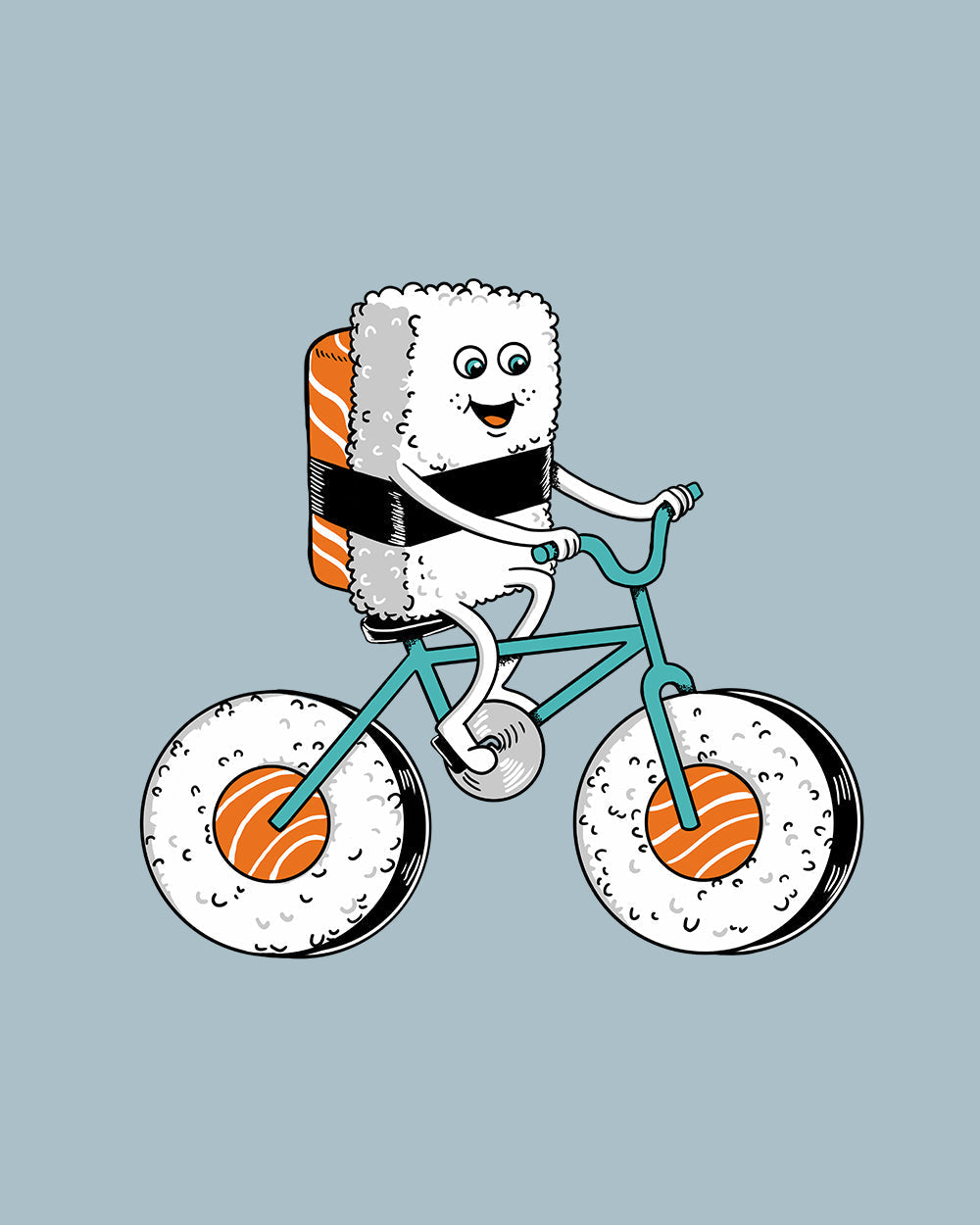 Sushi Bicycle Kids T-Shirt product image 4