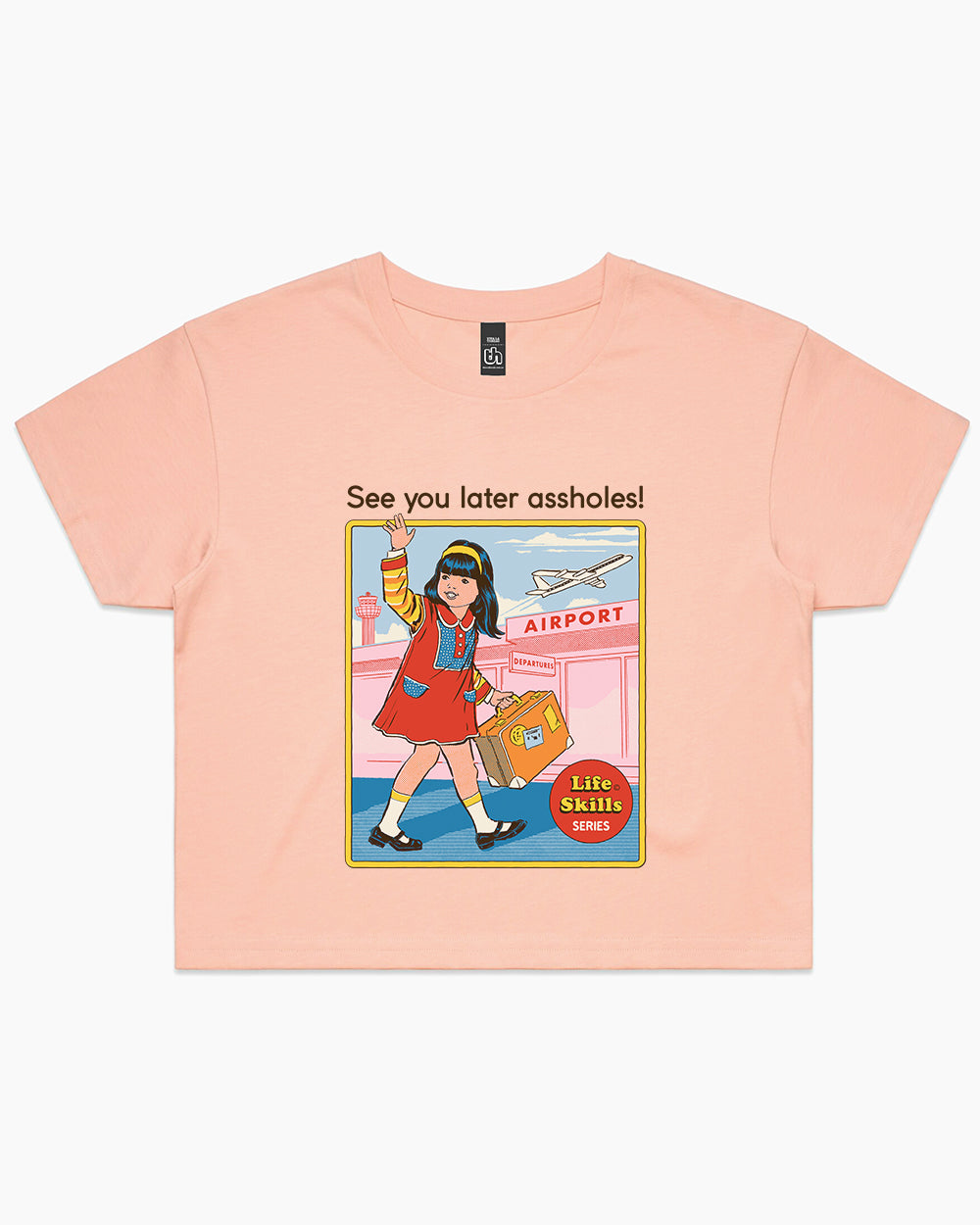 See You Later Assholes Crop Tee product image 5
