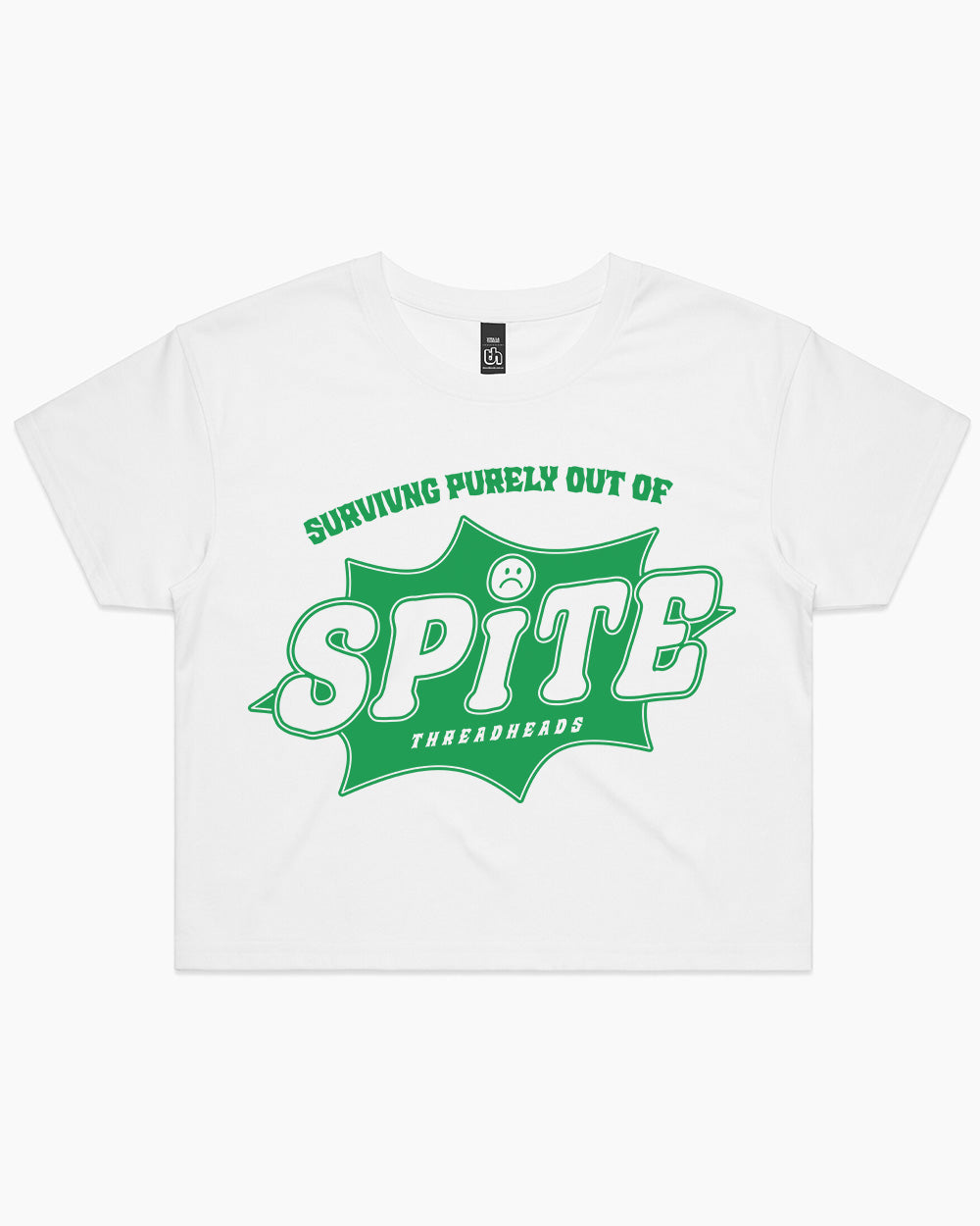 Surviving Purely Out Of Spite Crop Tee product image 1