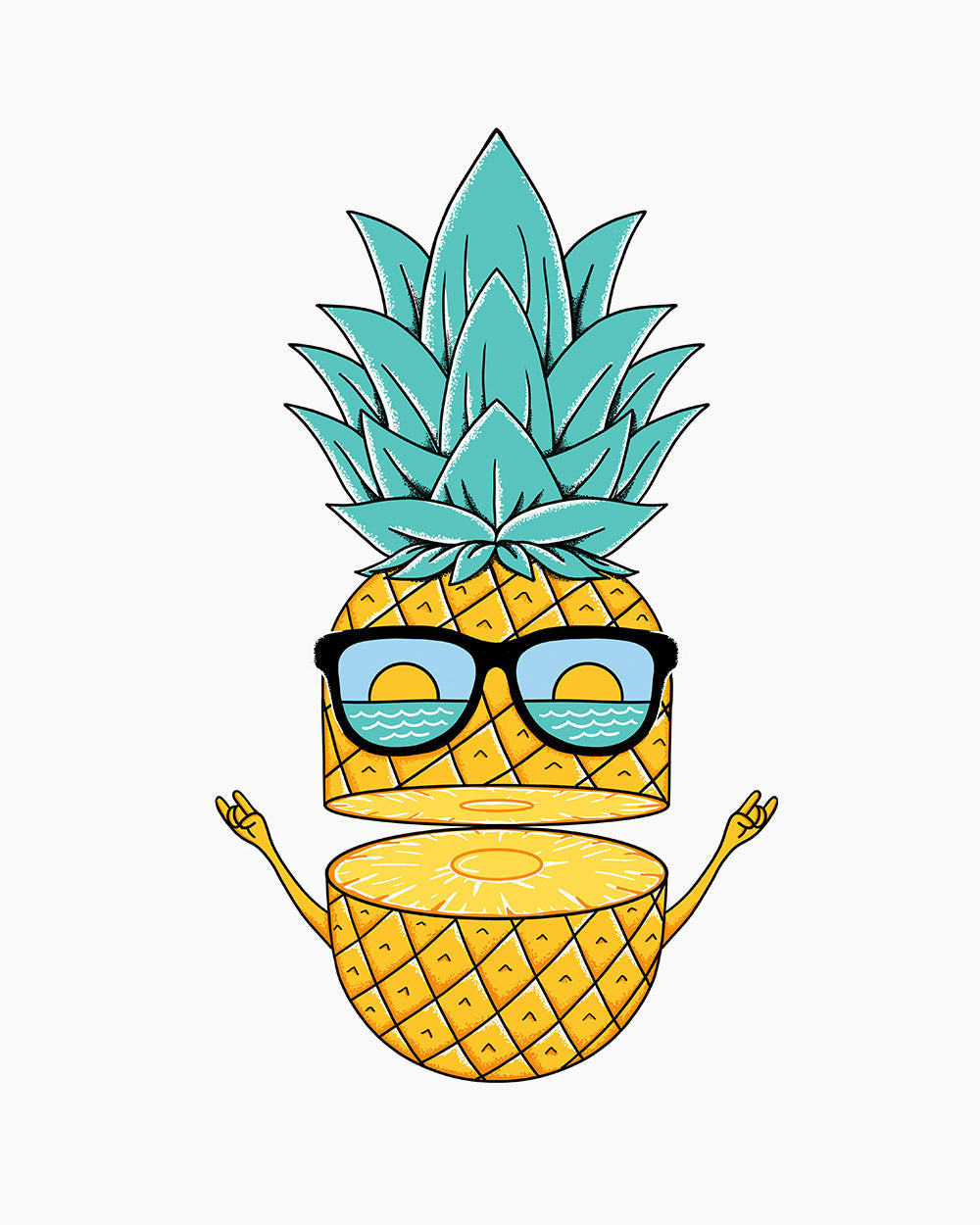 Pineapple Sunglasses Kids T-Shirt product image 2