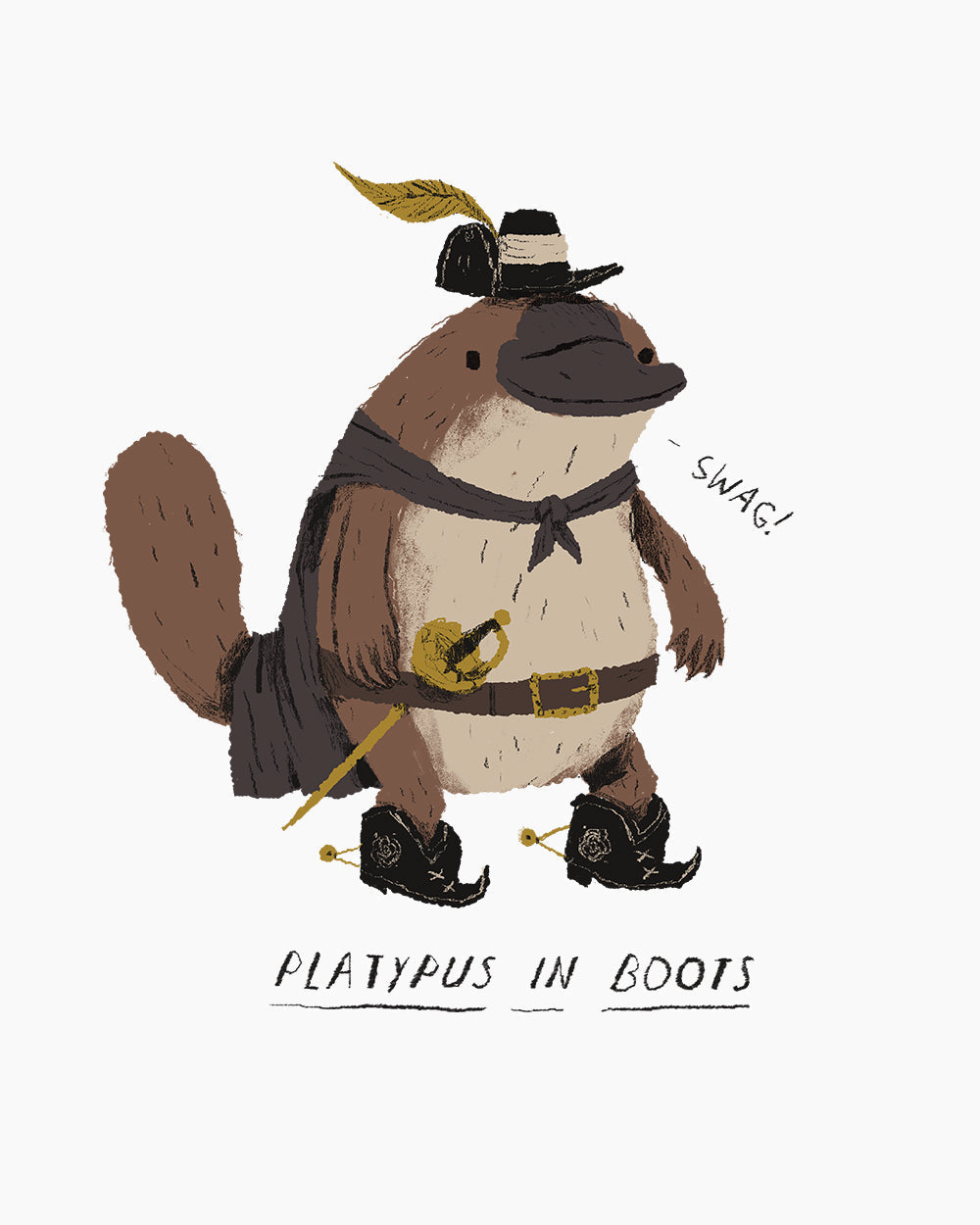 Platypus in Boots Kids T-Shirt product image 2