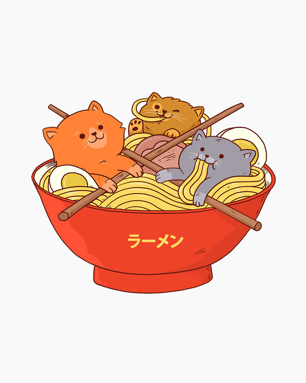 Ramen and Cats Crop Tee product image 5
