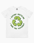 I Support Recycling Kids T-Shirt product image 1