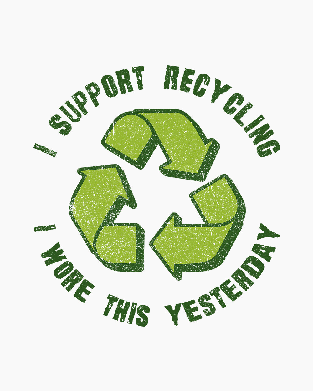 I Support Recycling Kids T-Shirt product image 2