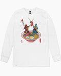 Samurai Duel over Ramen Long Sleeve