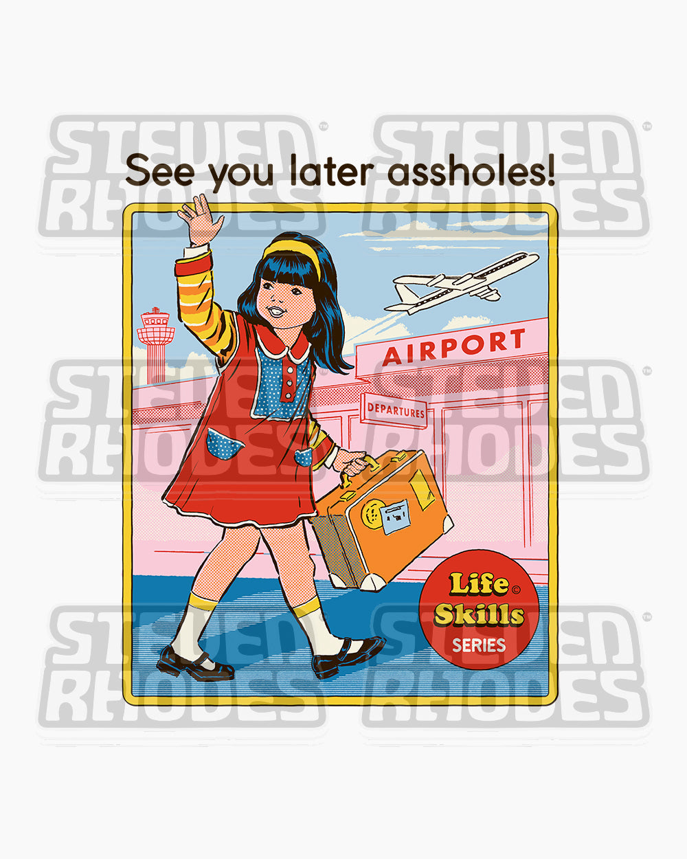 See You Later Assholes Crop Tee product image 4