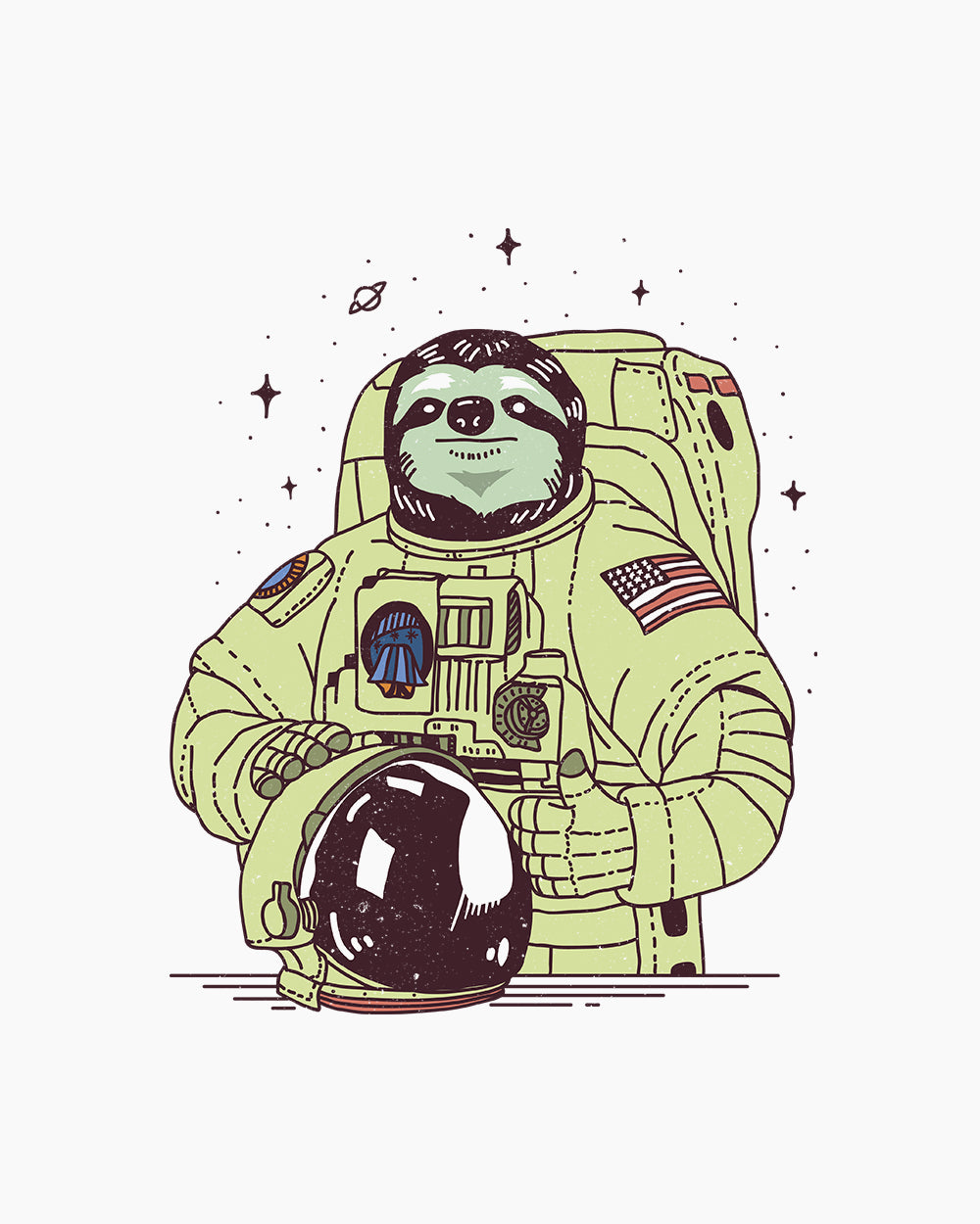 Slothstronaut Kids T-Shirt product image 2