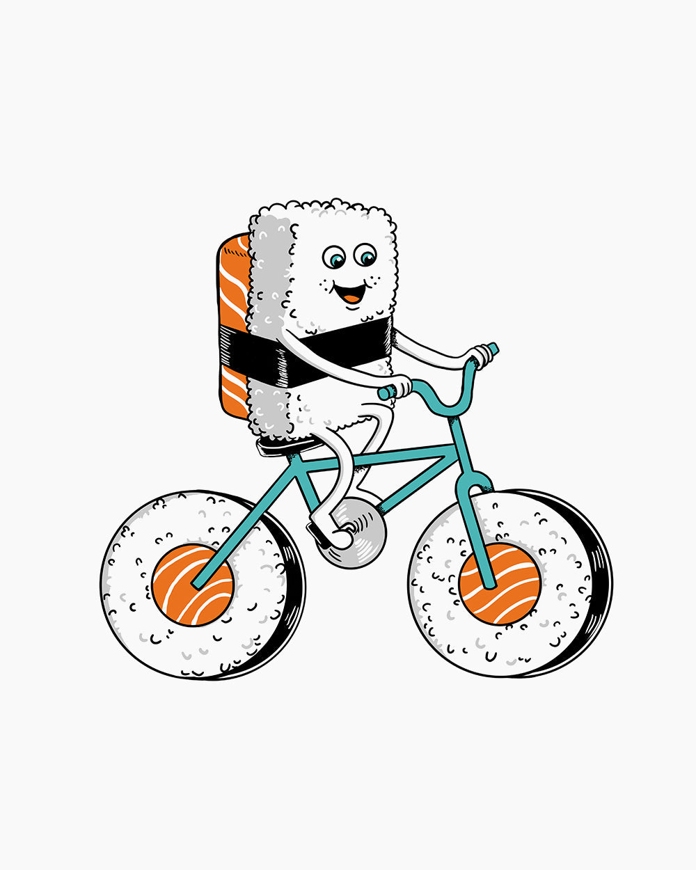 Sushi Bicycle Kids T-Shirt product image 2