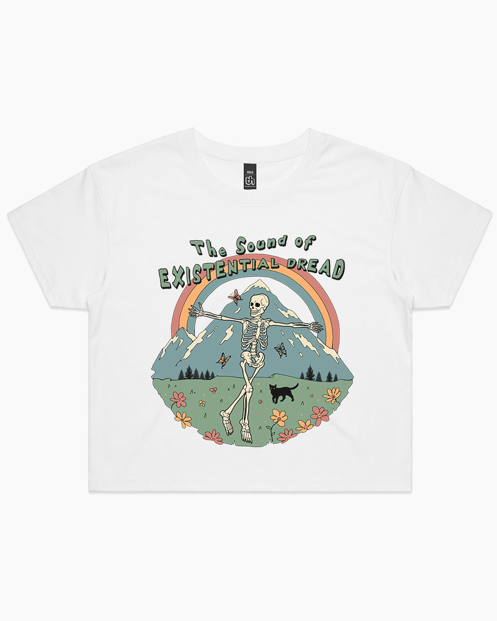 The Sound of Existential Dread Crop Tee product image 3