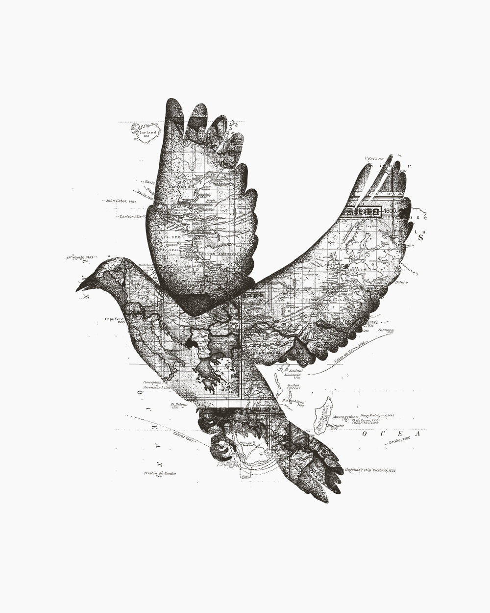 Wanderlust Bird Kids T-Shirt product image 2