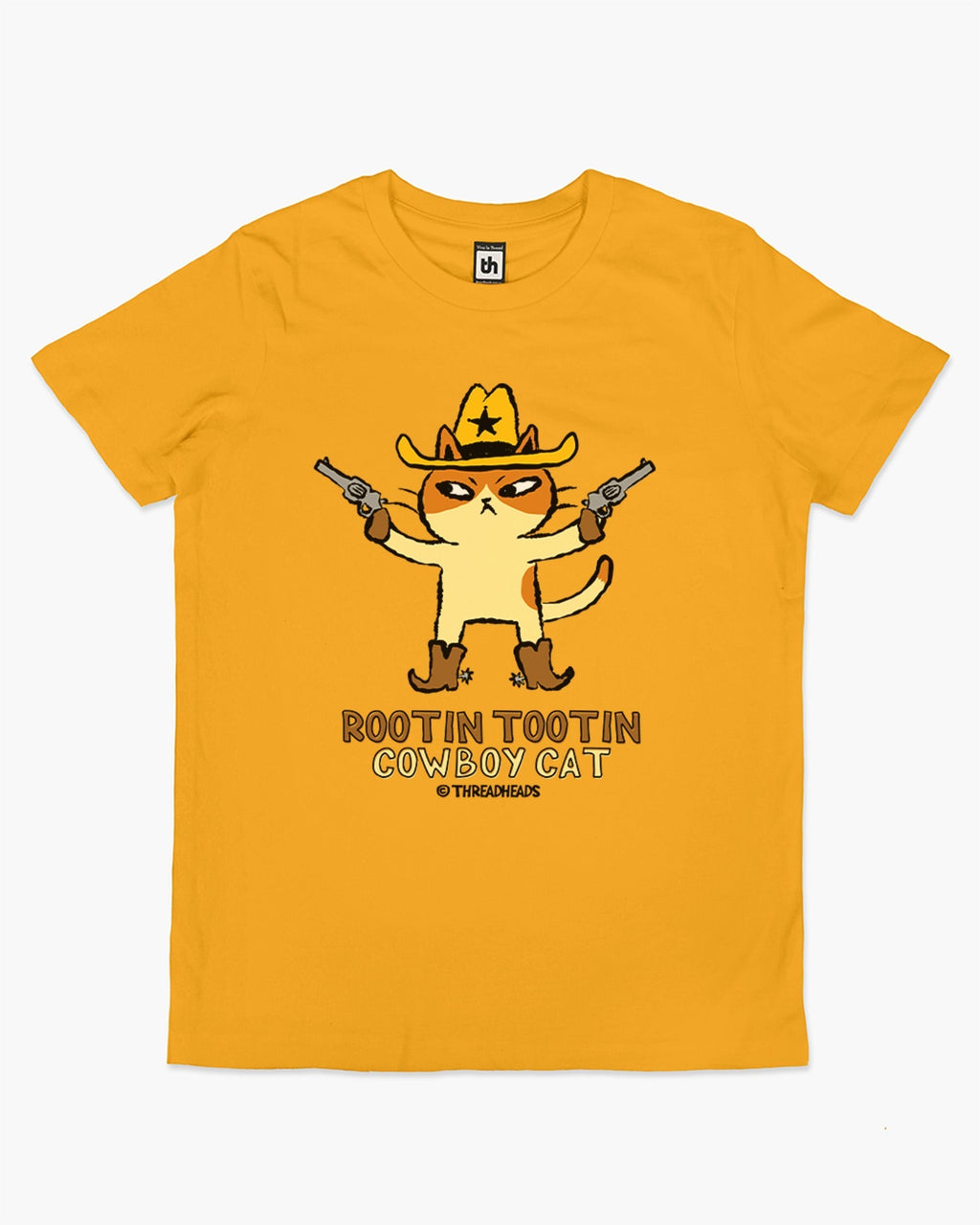 Rootin Tootin Cowboy Cat Kids T-Shirt product image 4